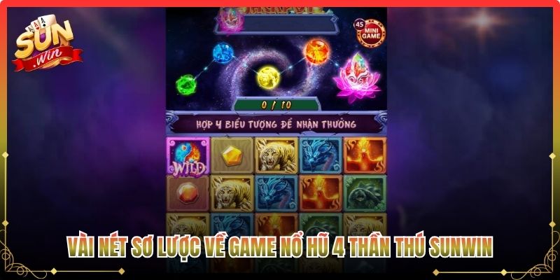 Vài nét sơ lược về game nổ hũ 4 thần thú Sunwin
