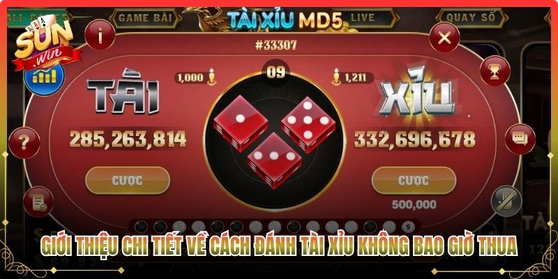 Giới thiệu chi tiết về cách đánh tài xỉu không bao giờ thua