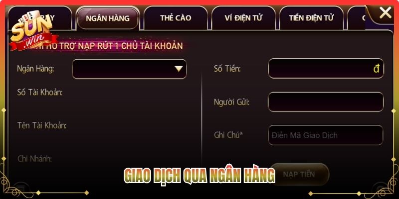 Giao dịch qua ngân hàng